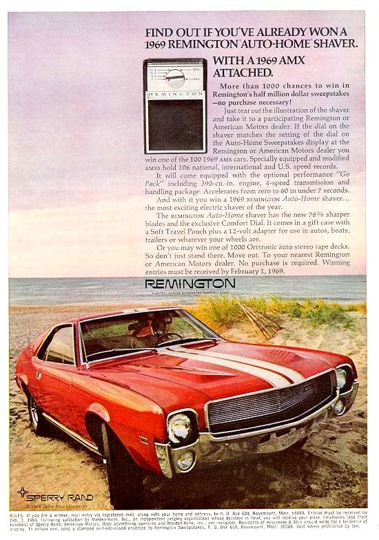 1969 AMC Auto Advertising